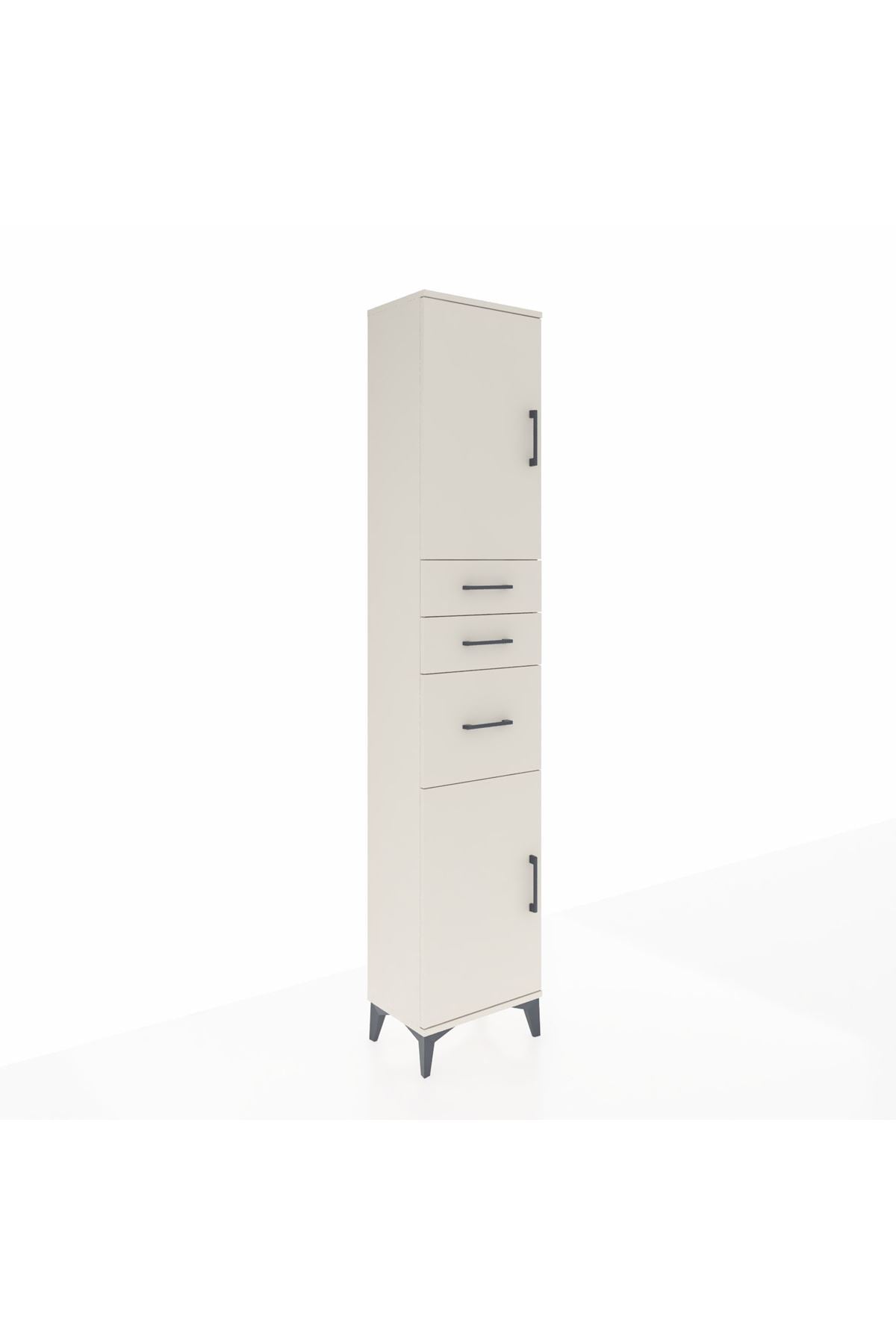 Arges Dolap 3 Raflı 3 Çekmeceli 2 Kapaklı 44x30x221 - S28M229V1A