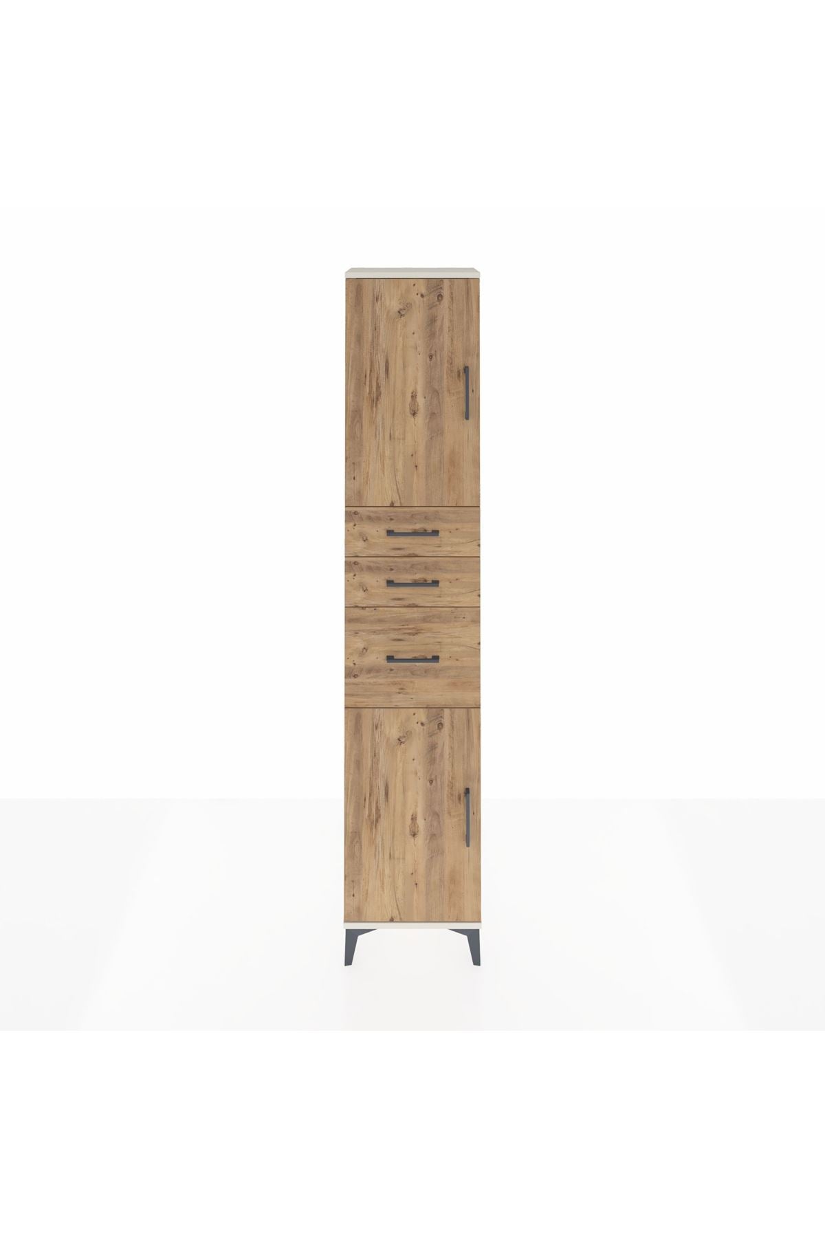 Arges Dolap 3 Raflı 3 Çekmeceli 2 Kapaklı 44x30x221 - S28M229V3A