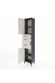 Arges Dolap 3 Raflı 3 Çekmeceli 2 Kapaklı 44x30x221 - S28M229V4A