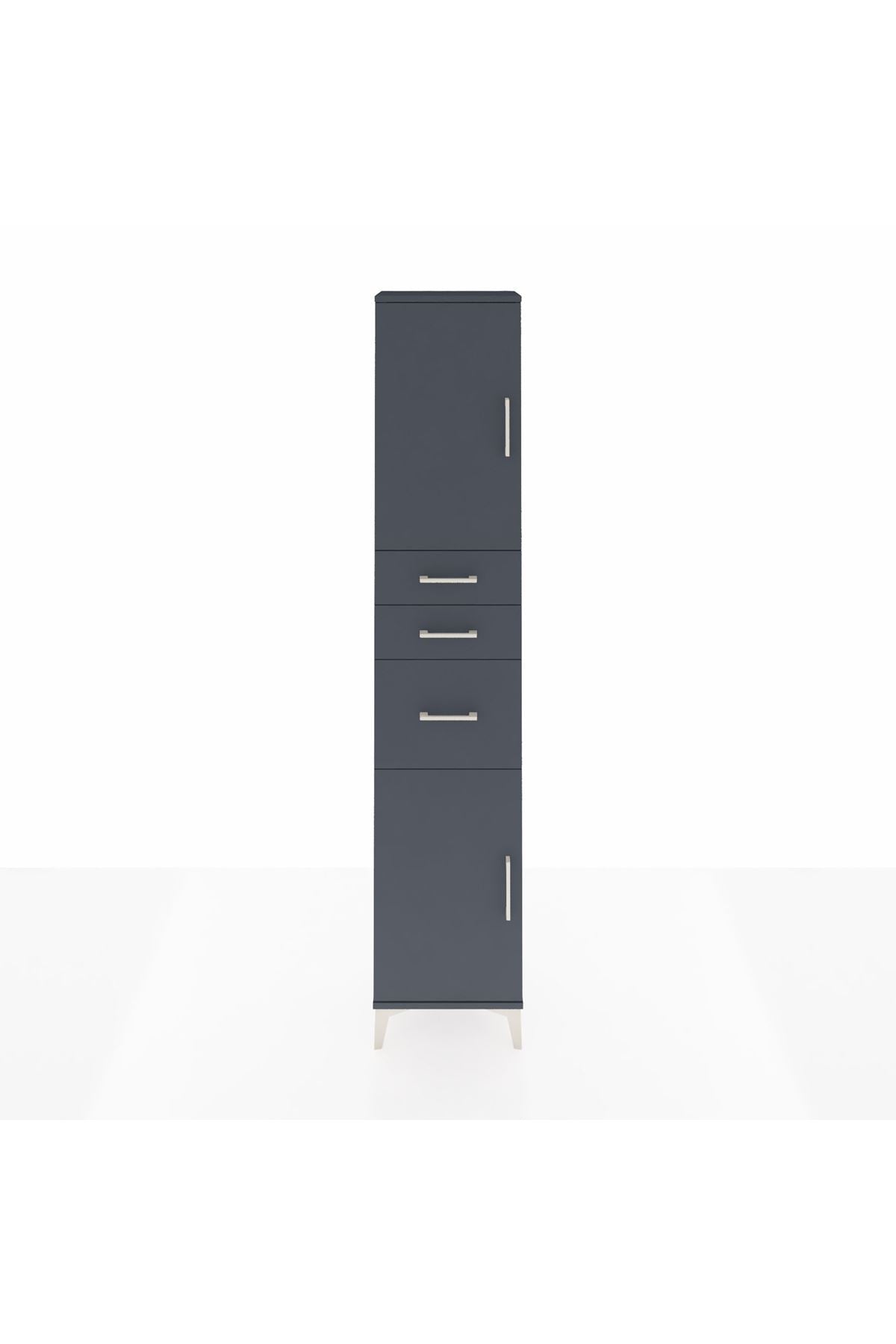 Arges Dolap 3 Raflı 3 Çekmeceli 2 Kapaklı 44x30x221 - S28M229V5A