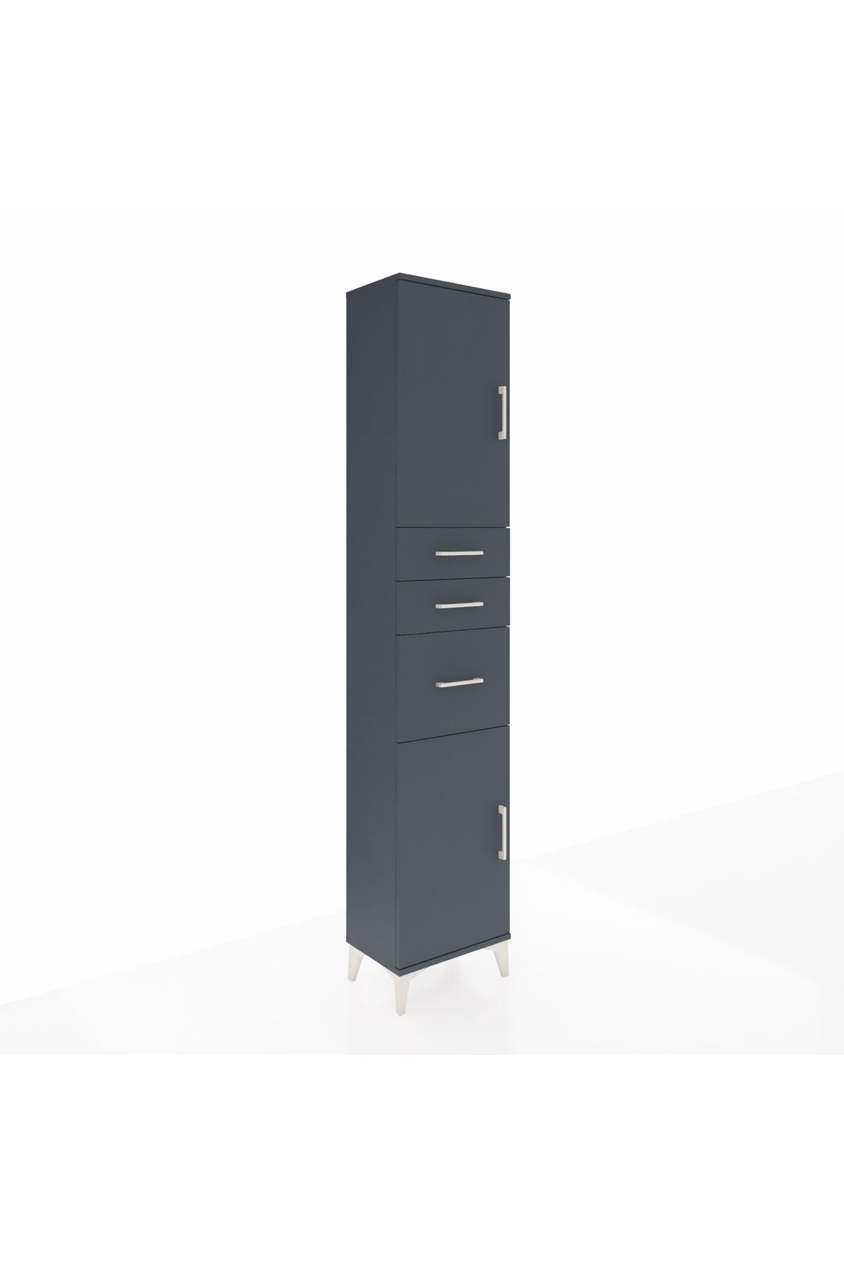 Arges Dolap 3 Raflı 3 Çekmeceli 2 Kapaklı 44x30x221 - S28M229V5A