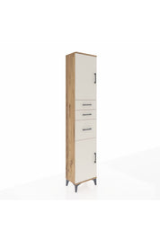 Arges Dolap 3 Raflı 3 Çekmeceli 2 Kapaklı 44x30x221 - S28M229V7A