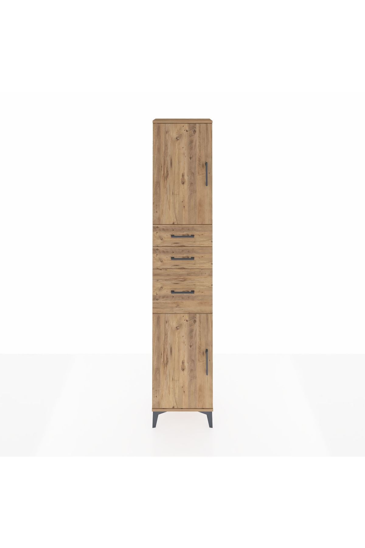 Arges Dolap 3 Raflı 3 Çekmeceli 2 Kapaklı 44x30x221 - S28M229V9A