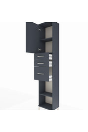 Arges Dolap 3 Raflı 3 Çekmeceli Tek Kapaklı 44x30x221 - S28M230V5A