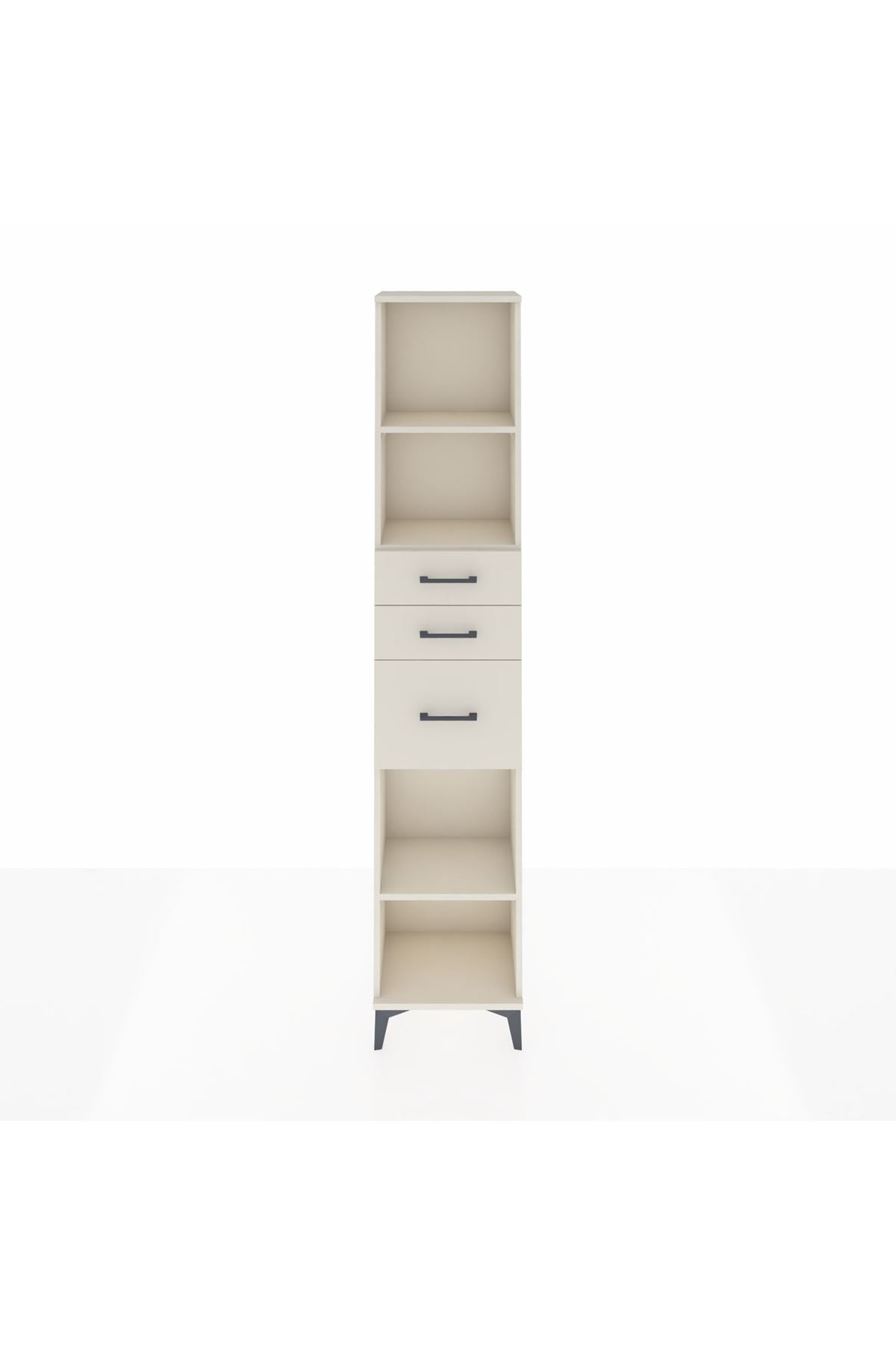 Arges Dolap 3 Raflı 3 Çekmeceli 44x30x221 - S28M232V1A