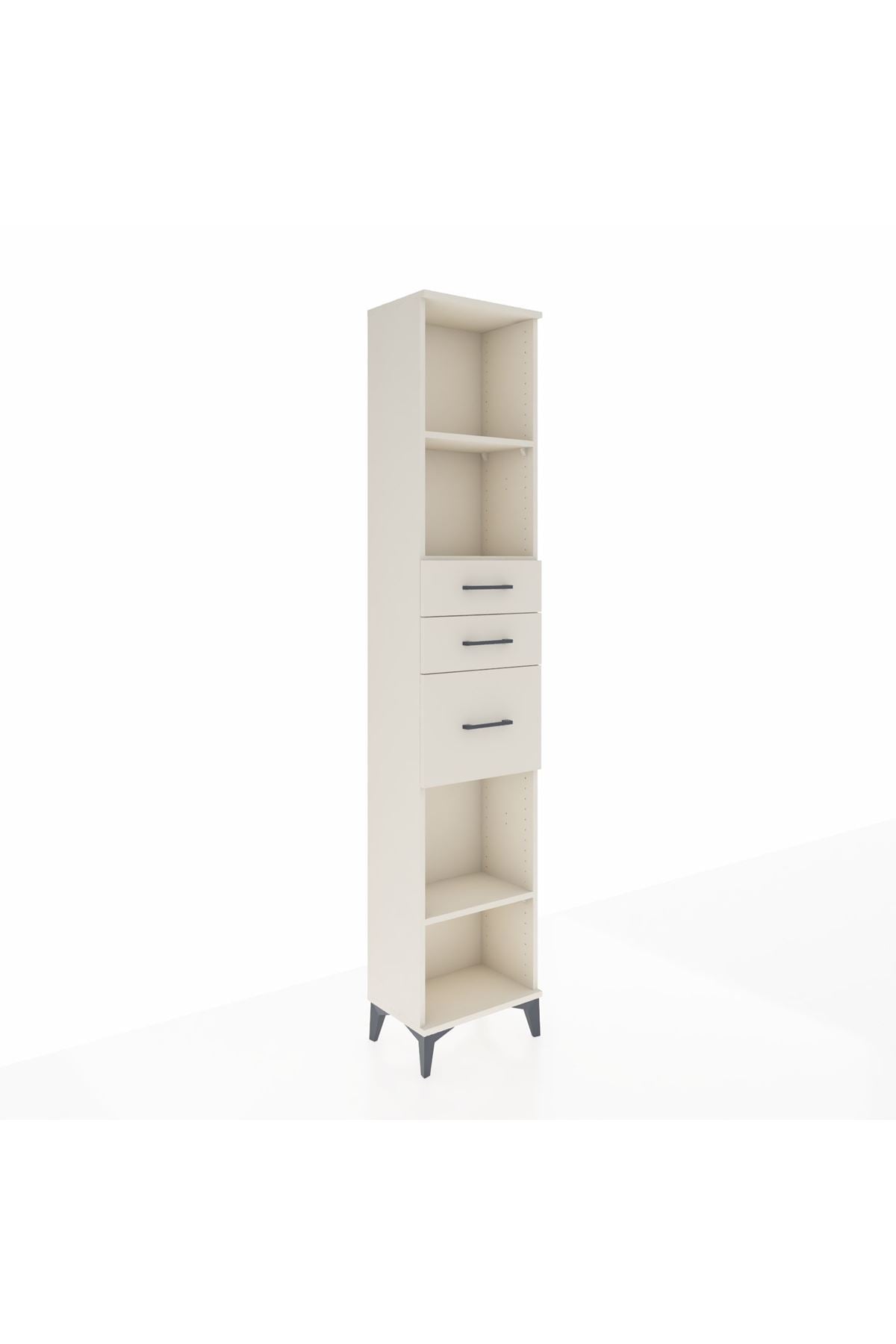 Arges Dolap 3 Raflı 3 Çekmeceli 44x30x221 - S28M232V1A