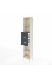 Arges Dolap 3 Raflı 3 Çekmeceli 44x30x221 - S28M232V2A