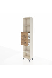 Arges Dolap 3 Raflı 3 Çekmeceli 44x30x221 - S28M232V3A