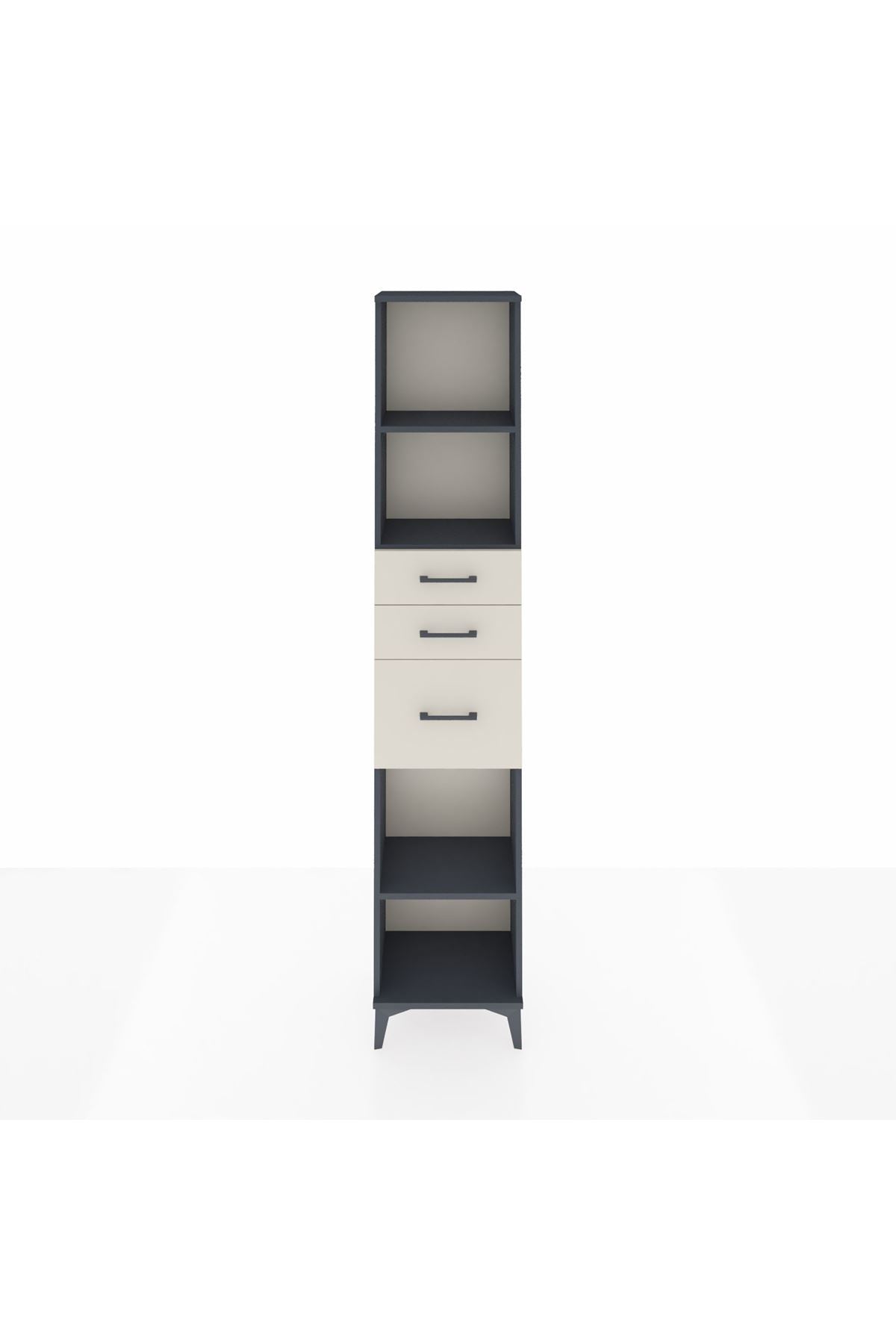 Arges Dolap 3 Raflı 3 Çekmeceli 44x30x221 - S28M232V4A
