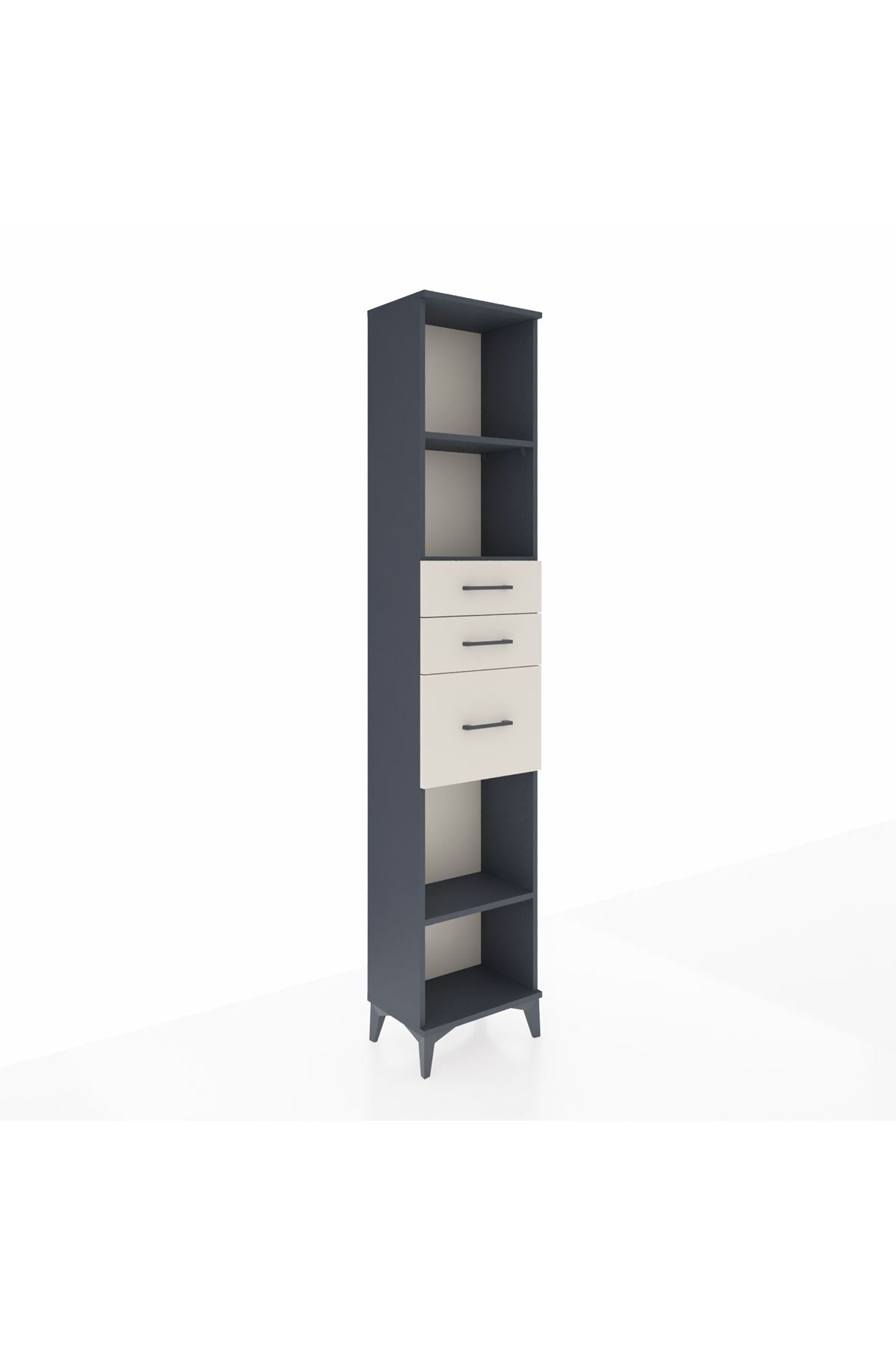 Arges Dolap 3 Raflı 3 Çekmeceli 44x30x221 - S28M232V4A