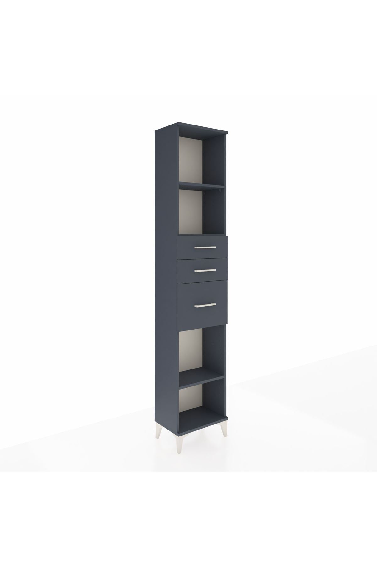 Arges Dolap 3 Raflı 3 Çekmeceli 44x30x221 - S28M232V5A