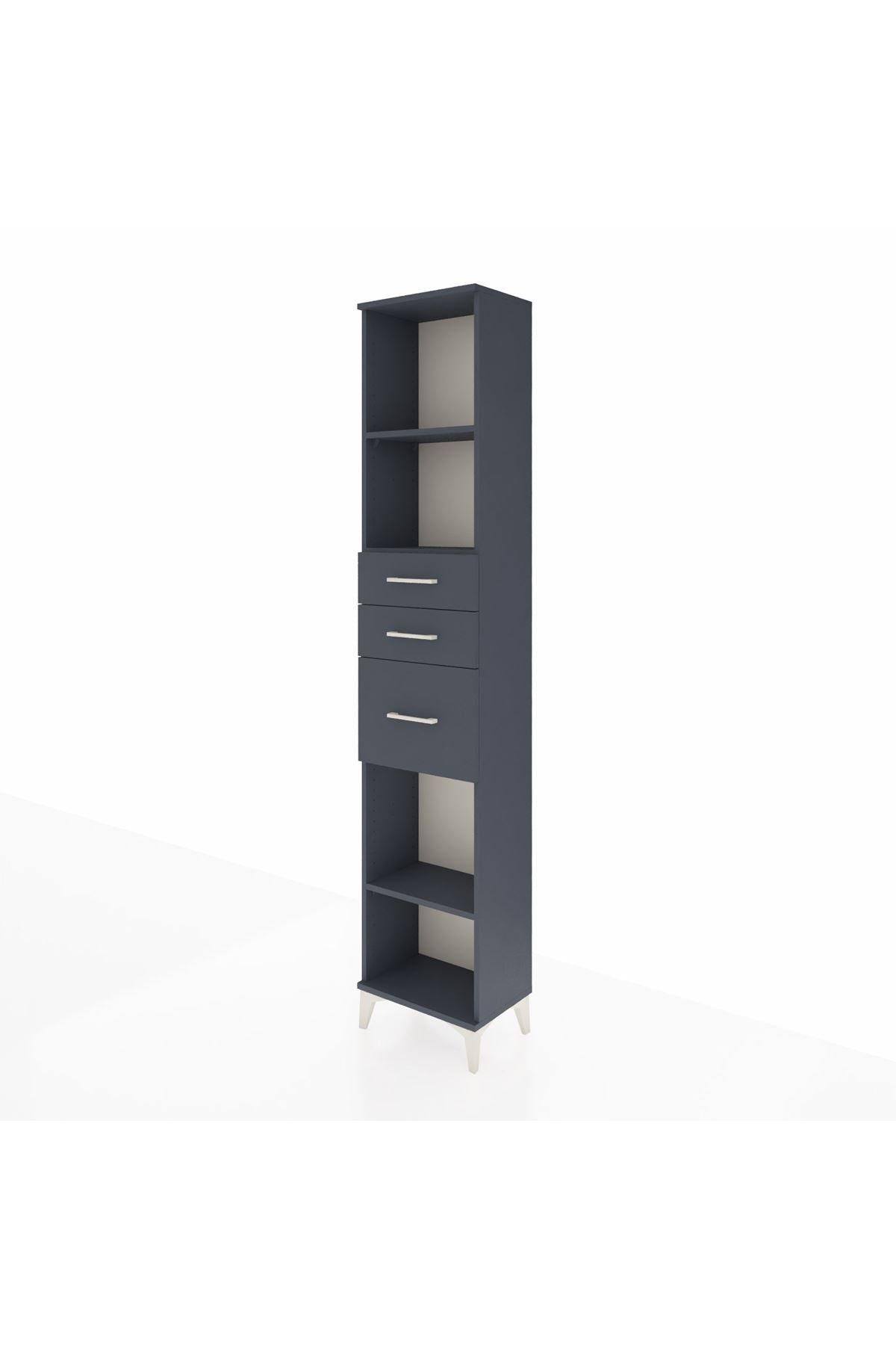 Arges Dolap 3 Raflı 3 Çekmeceli 44x30x221 - S28M232V5A