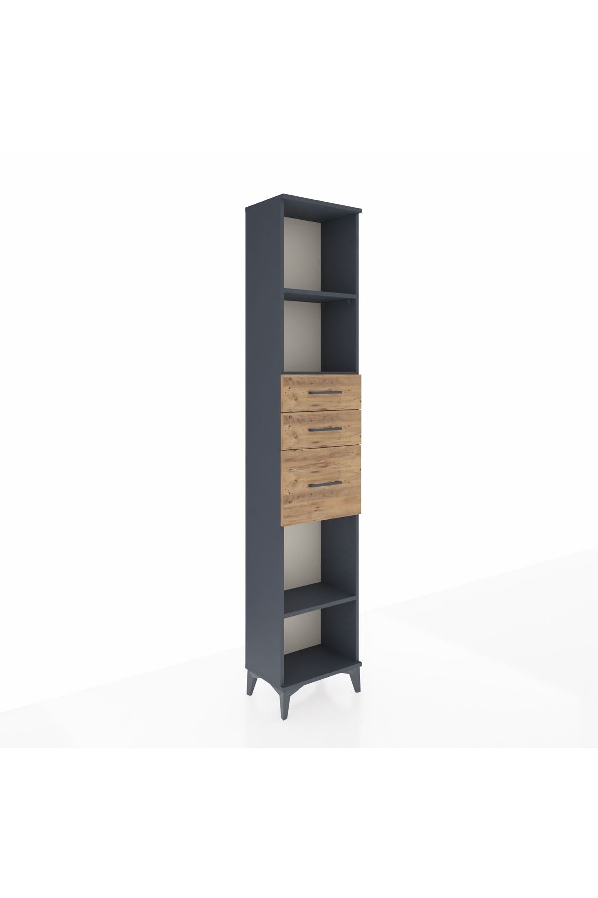Arges Dolap 3 Raflı 3 Çekmeceli 44x30x221 - S28M232V6A