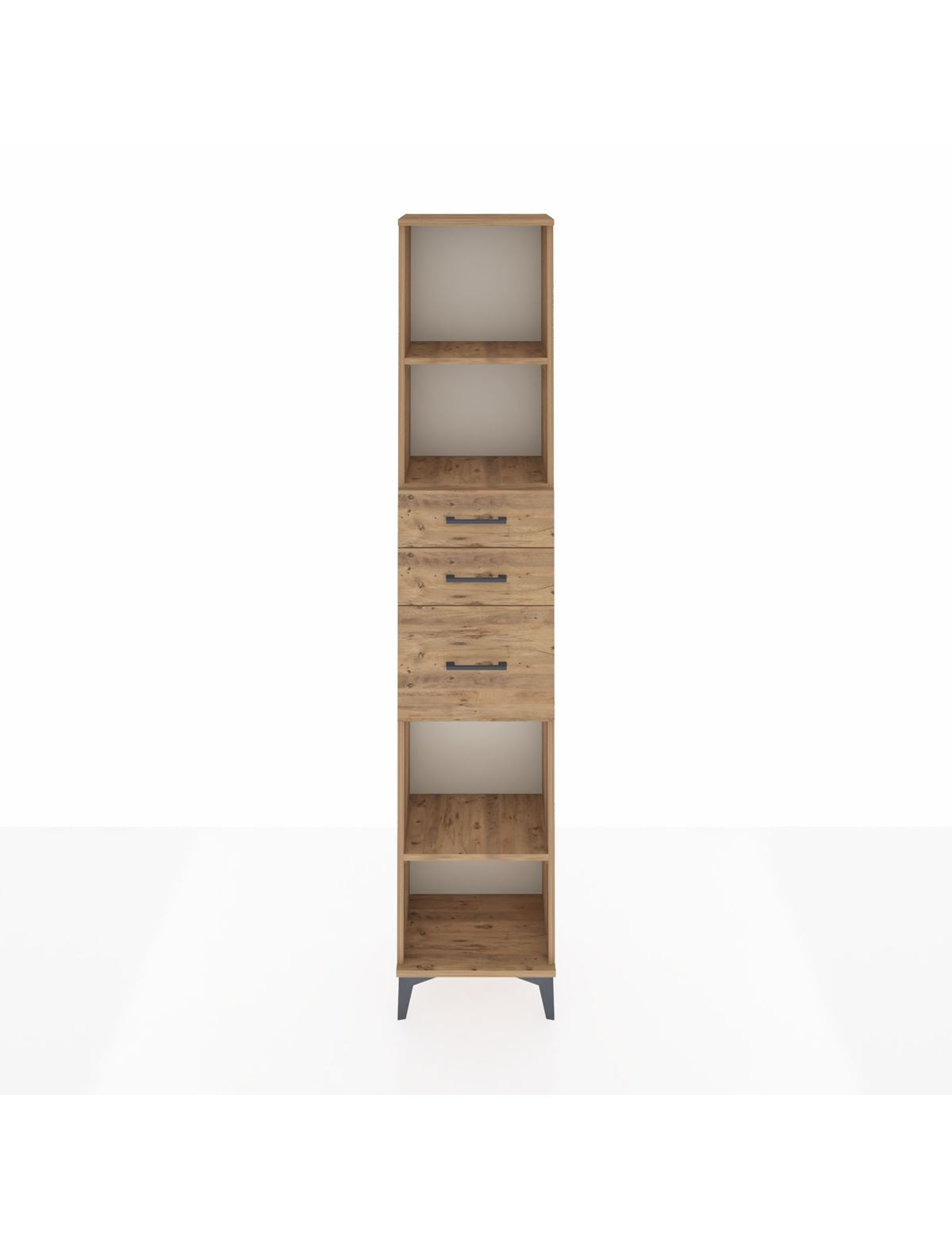Arges Dolap 3 Raflı 3 Çekmeceli 44x30x221 - S28M232V9A