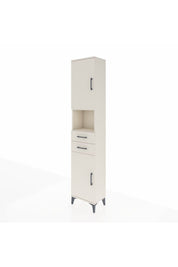 Arges Dolap 4 Raflı 2 Çekmeceli 2 Kapaklı 44x30x221 - S28M233V1A