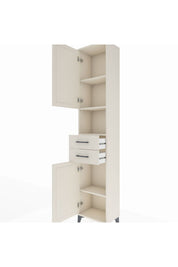 Arges Dolap 4 Raflı 2 Çekmeceli 2 Kapaklı 44x30x221 - S28M233V1A