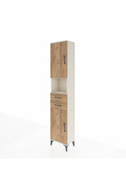 Arges Dolap 4 Raflı 2 Çekmeceli 2 Kapaklı 44x30x221 - S28M233V3A