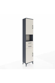 Arges Dolap 4 Raflı 2 Çekmeceli 2 Kapaklı 44x30x221 - S28M233V4A