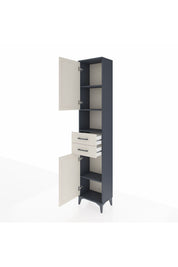 Arges Dolap 4 Raflı 2 Çekmeceli 2 Kapaklı 44x30x221 - S28M233V4A