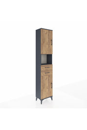 Arges Dolap 4 Raflı 2 Çekmeceli 2 Kapaklı 44x30x221 - S28M233V6A
