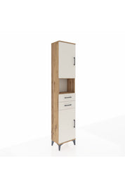 Arges Dolap 4 Raflı 2 Çekmeceli 2 Kapaklı 44x30x221 - S28M233V7A
