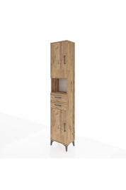 Arges Dolap 4 Raflı 2 Çekmeceli 2 Kapaklı 44x30x221 - S28M233V9A
