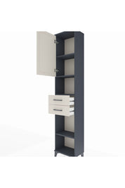 Arges Dolap 4 Raflı 2 Çekmeceli Tek Kapaklı 44x30x221 - S28M234V4A