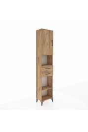 Arges Dolap 4 Raflı 2 Çekmeceli Tek Kapaklı 44x30x221 - S28M234V9A
