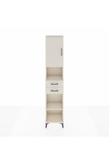 Arges Dolap 4 Raflı 2 Çekmeceli Tek Kapaklı 44x30x221