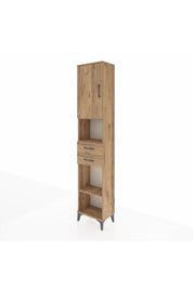 Arges Dolap 4 Raflı 2 Çekmeceli Tek Kapaklı 44x30x221 - S28M235V9A