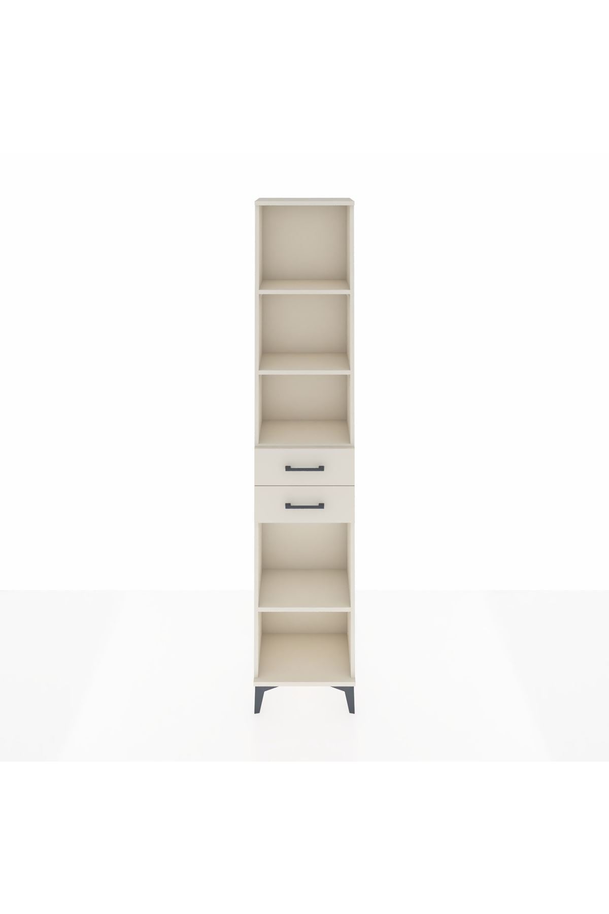 Arges Dolap 4 Raflı 3 Çekmeceli 44x30x221 - S28M236V1A