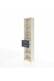 Arges Dolap 4 Raflı 3 Çekmeceli 44x30x221 - S28M236V2A