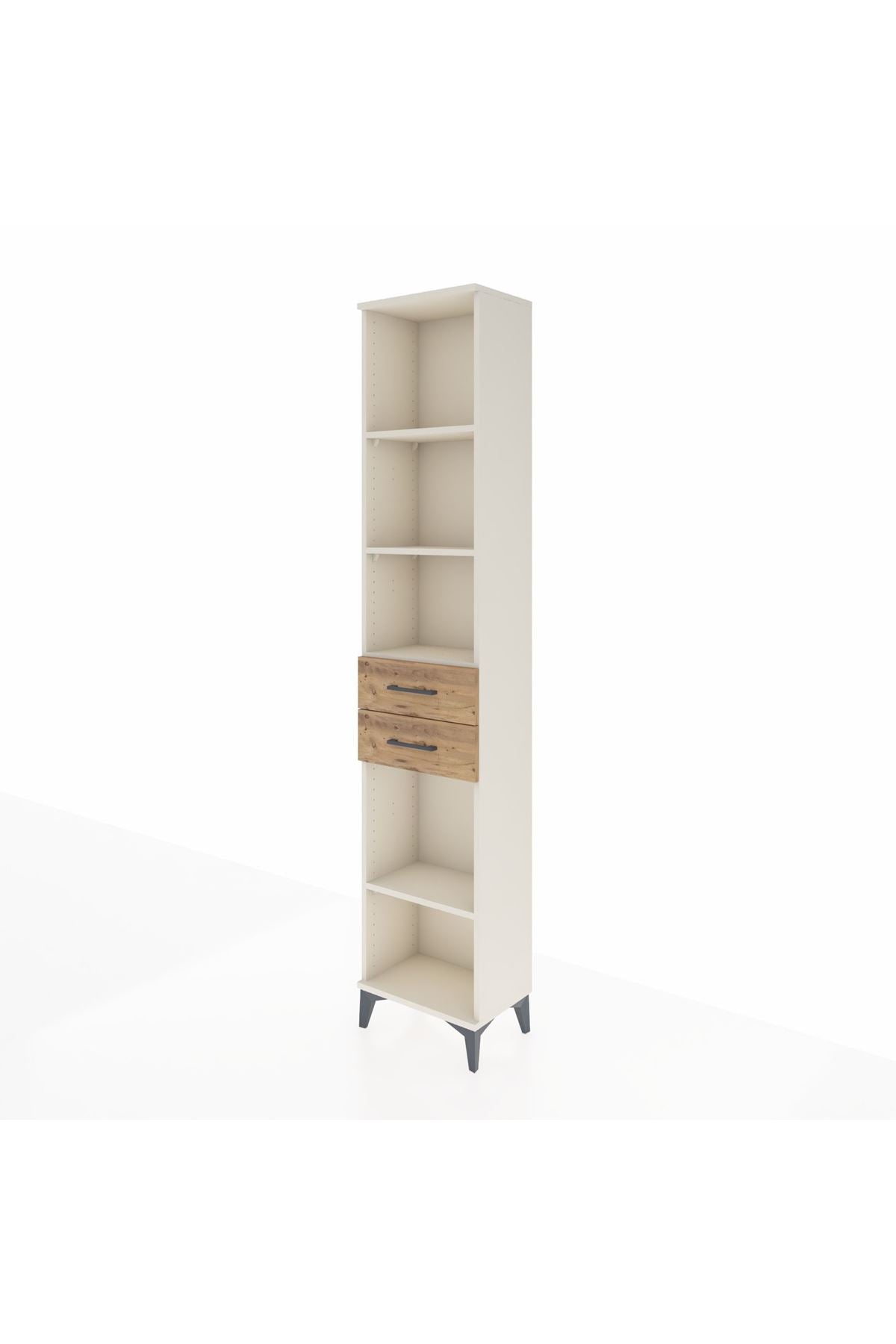 Arges Dolap 4 Raflı 3 Çekmeceli 44x30x221 - S28M236V3A