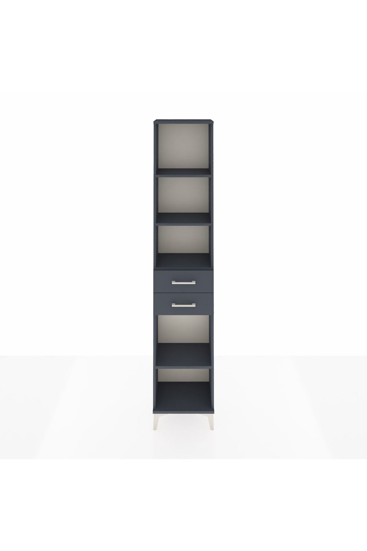 Arges Dolap 4 Raflı 3 Çekmeceli 44x30x221 - S28M236V5A