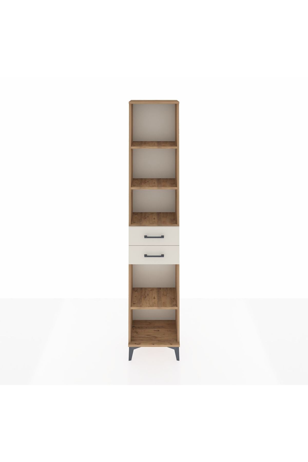 Arges Dolap 4 Raflı 3 Çekmeceli 44x30x221 - S28M236V7A