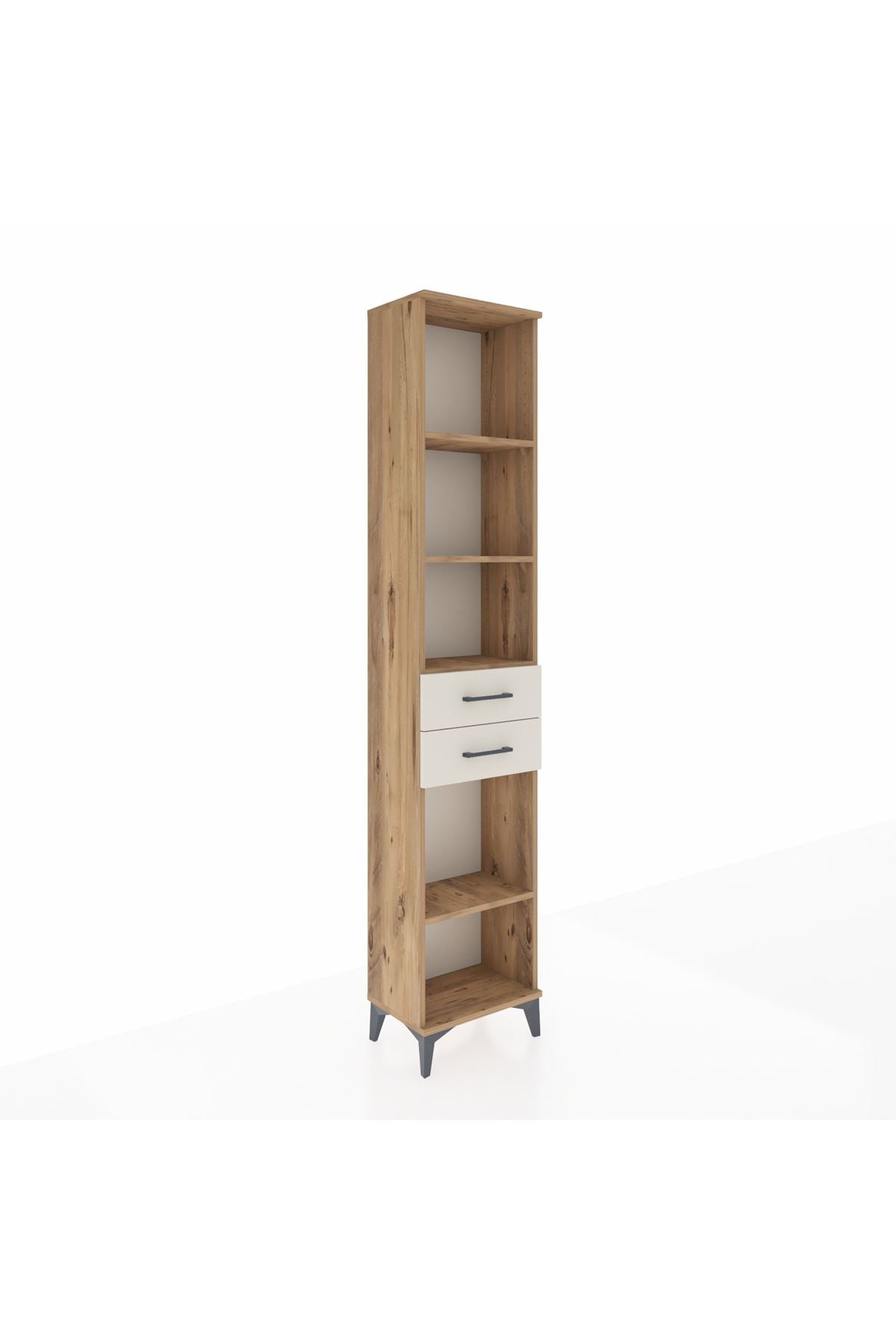 Arges Dolap 4 Raflı 3 Çekmeceli 44x30x221 - S28M236V7A
