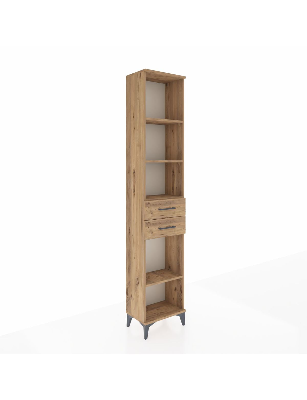 Arges Dolap 4 Raflı 3 Çekmeceli 44x30x221 - S28M236V9A
