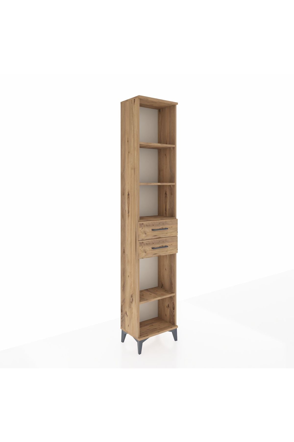 Arges Dolap 4 Raflı 3 Çekmeceli 44x30x221 - S28M236V9A