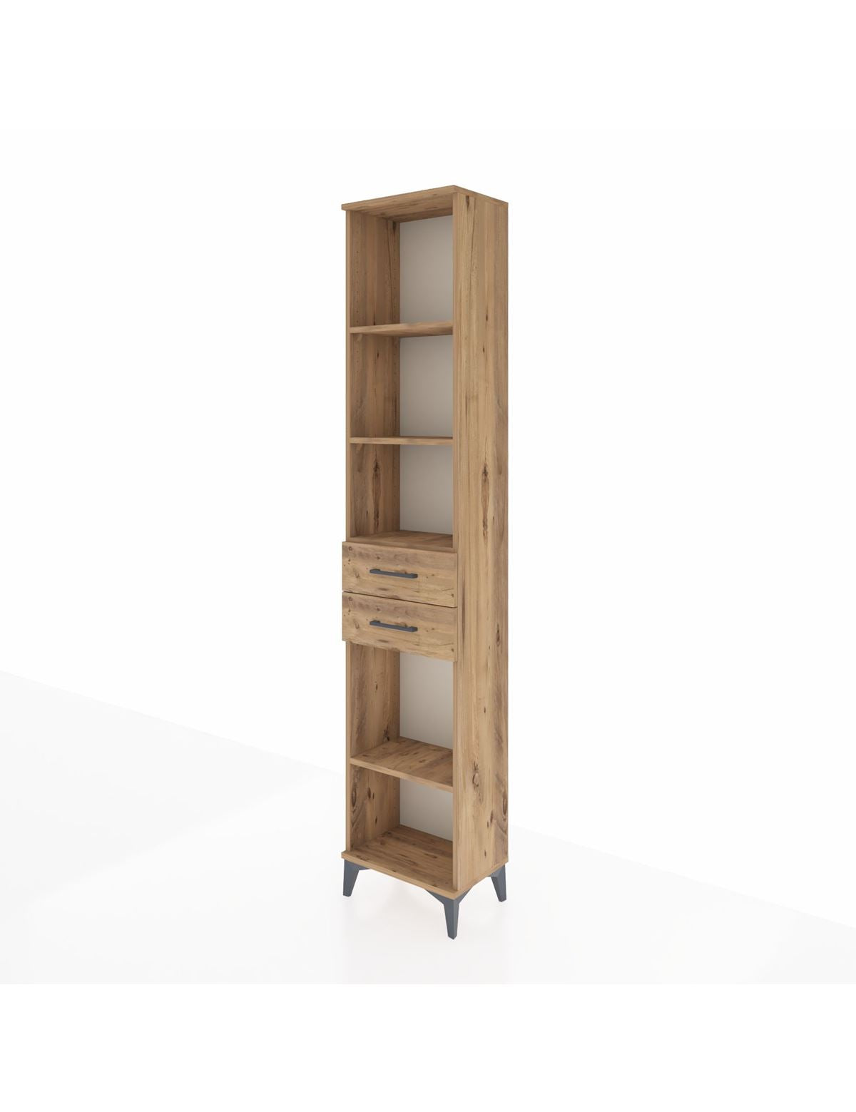 Arges Dolap 4 Raflı 3 Çekmeceli 44x30x221 - S28M236V9A