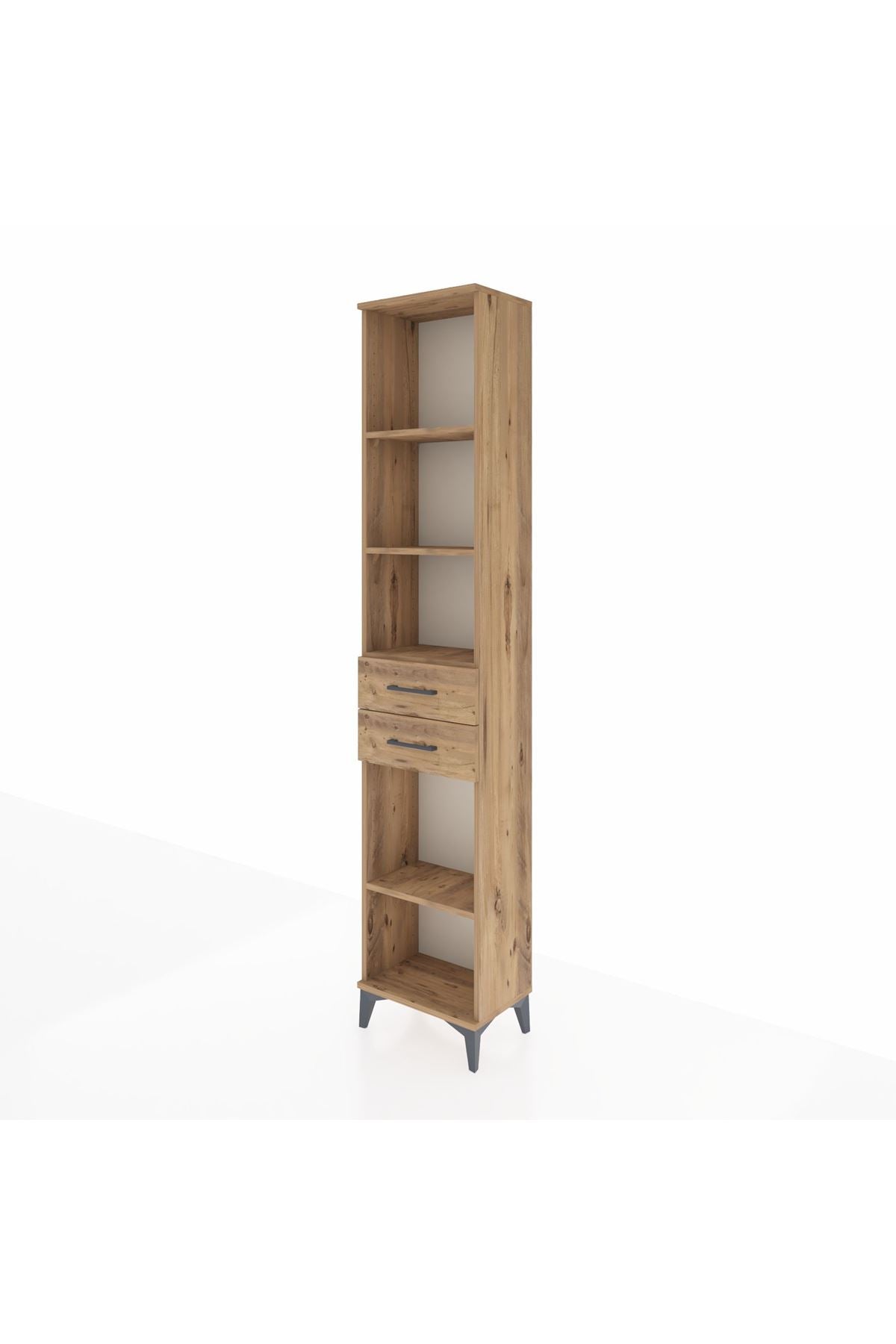 Arges Dolap 4 Raflı 3 Çekmeceli 44x30x221 - S28M236V9A