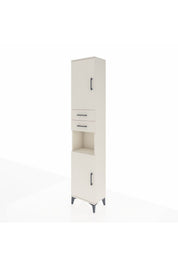 Arges Dolap 4 Raflı 2 Çekmeceli 2 Kapaklı 44x30x221 - S28M237V1A