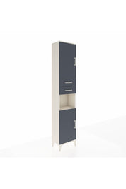 Arges Dolap 4 Raflı 2 Çekmeceli 2 Kapaklı 44x30x221 - S28M237V2A