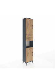 Arges Dolap 4 Raflı 2 Çekmeceli 2 Kapaklı 44x30x221 - S28M237V6A
