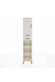 Arges Dolap 4 Raflı 2 Çekmeceli Tek Kapaklı 44x30x221 - S28M238V1A