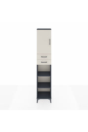 Arges Dolap 4 Raflı 2 Çekmeceli Tek Kapaklı 44x30x221 - S28M238V4A
