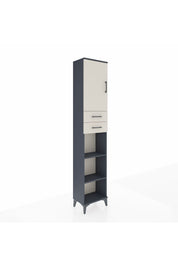 Arges Dolap 4 Raflı 2 Çekmeceli Tek Kapaklı 44x30x221 - S28M238V4A