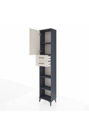Arges Dolap 4 Raflı 2 Çekmeceli Tek Kapaklı 44x30x221 - S28M238V4A