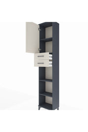 Arges Dolap 4 Raflı 2 Çekmeceli Tek Kapaklı 44x30x221 - S28M238V4A