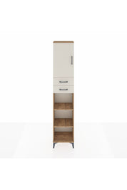 Arges Dolap 4 Raflı 2 Çekmeceli Tek Kapaklı 44x30x221 - S28M238V7A