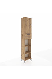 Arges Dolap 4 Raflı 2 Çekmeceli Tek Kapaklı 44x30x221 - S28M238V9A
